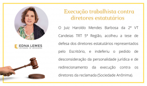 Leia mais sobre o artigo Improcedência do pedido de Desconsideração da Personalidade Jurídica – 1/2020