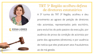 Leia mais sobre o artigo Improcedência do pedido de Desconsideração da Personalidade Jurídica – 2/2020